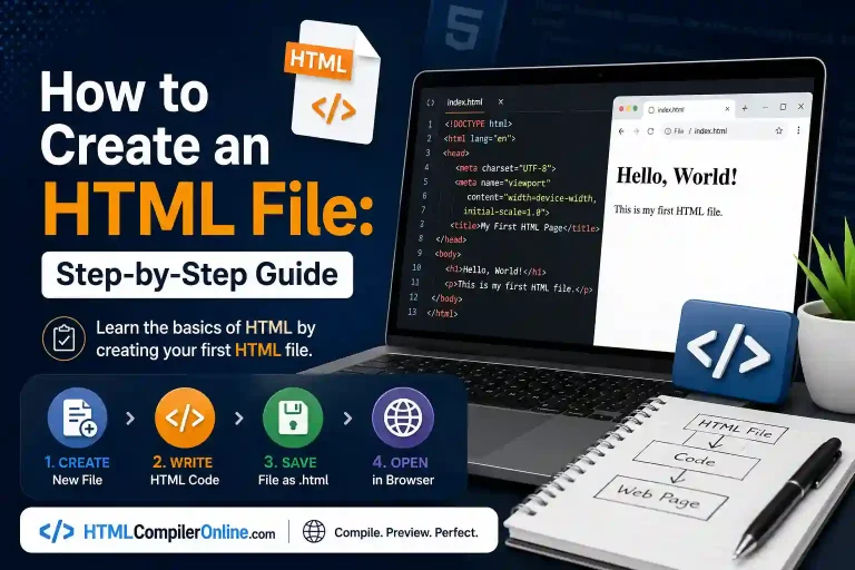 How to Create an HTML File: Step-by-Step Guide